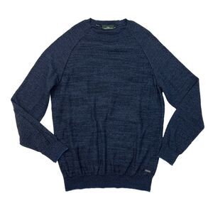 Rodd & Gunn Sweater Mens 2XL Black Blue Pullover Lightweight Long Sleeve Crew